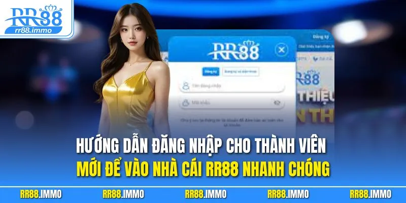 Hướng dẫn đăng nhập cho thành viên mới để vào nhà cái RR88 nhanh chóng